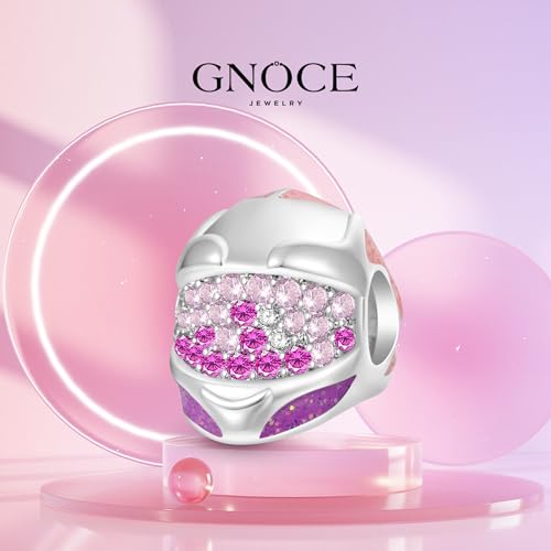Image of GNOCE Witch Cauldron Pendant Charm,S925 Sterling Silver with Ruby Gemstones Dangle Charms Bead For Bracelets /Necklace Jewelry Gift For Women Girls Wife Daughter