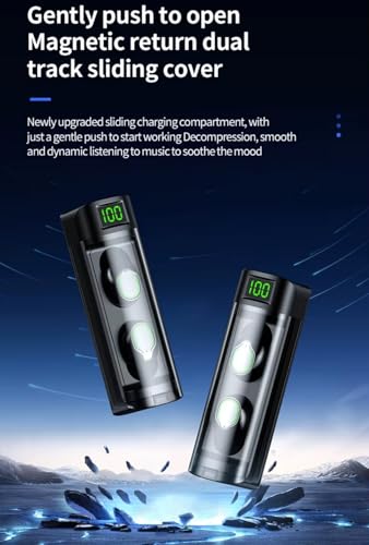 Image of BQ60 Pencil TWS with ENC Bluetooth 5.4 Wireless Headphones, 40Hrs Playtime, Deep Bass, Low Latency, Stereo Calls, Snug-fit TWS Earbuds, Smooth Touch Control & Fast Charging