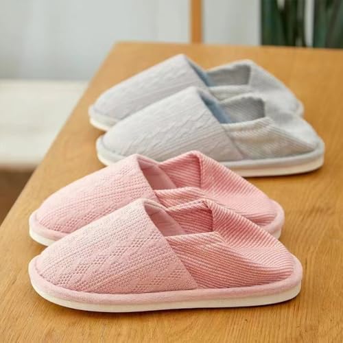 Premium Comfort All Seasons Breathable Cloed Back Silent Cushion Sole Women's House Slippers Indoor Soft Home Slip On Shoes2