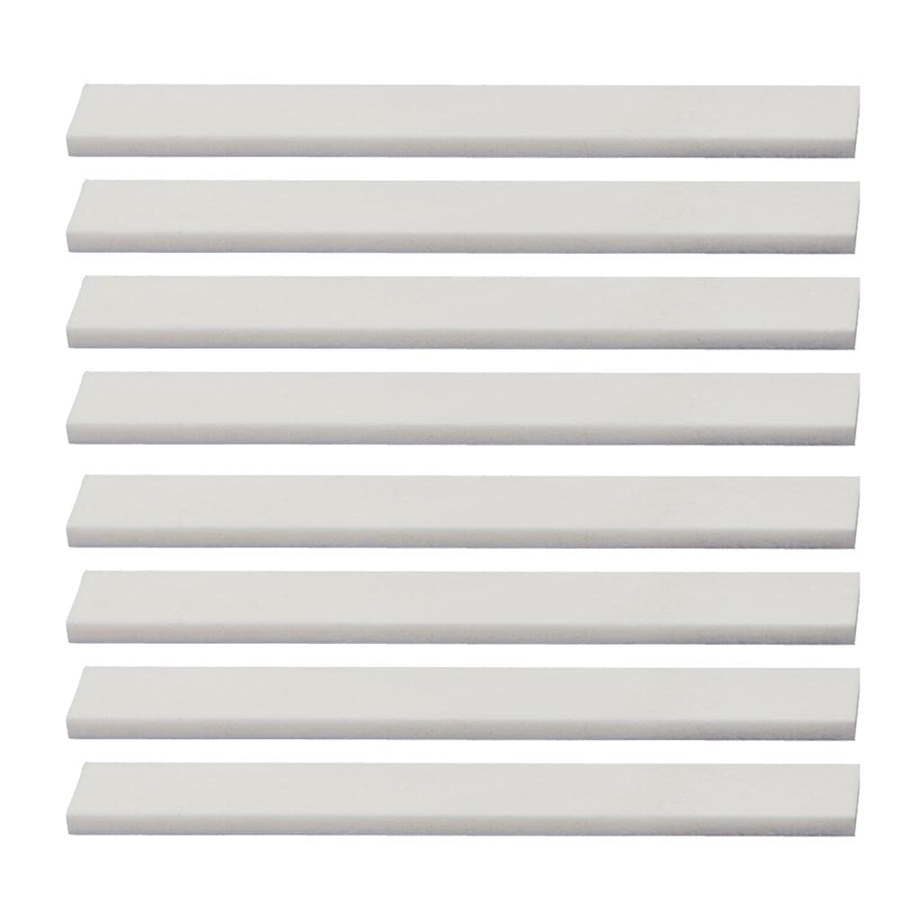 Merishopp 8Pcs String Acoustic Guitar Bone Bridge Saddle for Guitar Parts | Musical Instruments & Gear | Guitars & Basses | Parts & Accessories | Guitar Parts | Saddles-picture-39