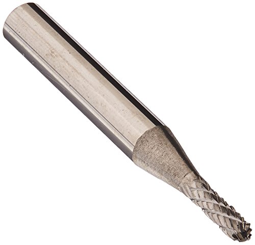 Image of Drill America SC-11 Carbide Burr /Rotary File Cylindrical Radius-End Double Cut for Die Grinder 1 /8 inch Dia. x 1 /2 inch Cut Length with 1 /4 inch Shank and 2 inch Overall Length, DUL Series