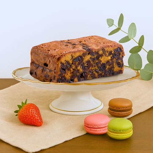 Hattie's Gifts Valentines Day Hamper Afternoon Tea Gift – Gourmet Food Gifts with Genoa Fruit Cake, Fudge, Macarons, Jam, Shortbread, Nuts & Popcorn – Food Hamper for Family and Friends