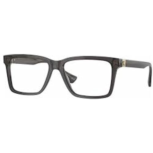 Versace VE3328 Medusa RECTANGLE Shape Eyeglasses Frame with eSHADES Luxury Eyewear kit Bundle