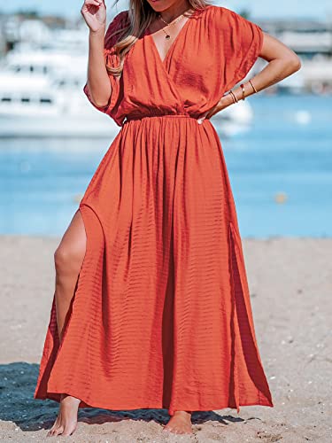 CUPSHE Women Bathing Suit Cover Up Swimsuit Crochet Cover-Up Swimwear Beach Dress Vacation Outfits4