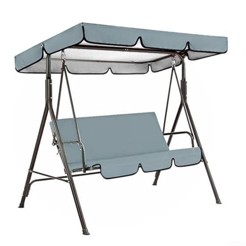Ensemble de remplacement pour balançoire sur 3 pieds avec auvent en tissu Oxford imperméable et housses de siège pour chaises de jardin offrant une...