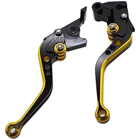 Miniatura 4 de FXCNC - Palancas de freno de carreras cortas y ajustables de doble color, aptas para Yamaha FZ1 FAZER 06-15, FZ8 11-15, FZ6RXJ6 DIVERSION 09-15, FZ6