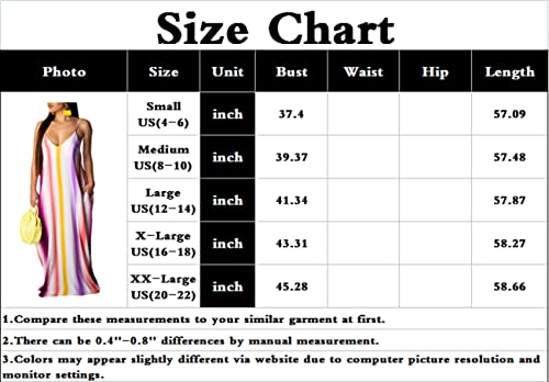 Image of Summer Maxi Dress for Women 2026 Plus Size Sundresses Casual Sexy Floral Sleeveless Beach Long Dress with Pockets
