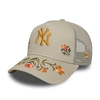 New Era MLB A-Frame Casquette Trucker Floral Icon New York Yankees Beige, beige, taille unique