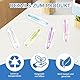 VZU 6 Stück Kontaktlinsen Einsetzhilfe,Kontaktlinsen Entfernen,Kontaktlinsen Inserter Remover,Kontaktlinsen Sauger,Kontaktlinsen Entferner Remover mit Saugnapf Bunte Contact Lens Tweezers