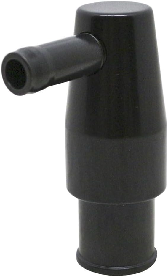 Cobra-Tek PCV VALVE 3/4" HOSE BARB BLACK BILLET ALUMINUM 0.75 INCH NECK