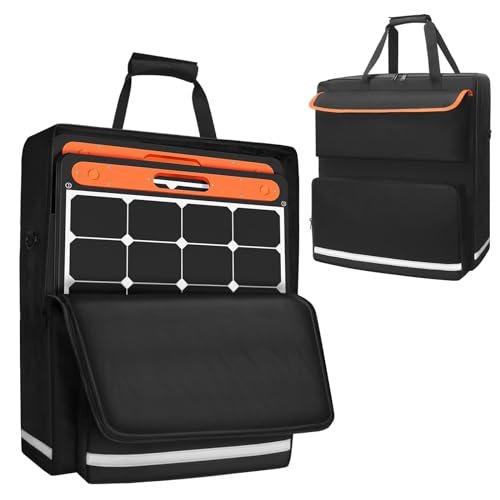 ORKELS Solar Panel Storage Bag for 2 Solar Panels, Carrying Case for Jackery SolarSaga 100W 100X...