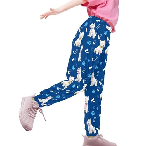 Girls Sweatpants with Pockets Elastic Waisted Joggers for Kids Running Workout Pants 4-15T2