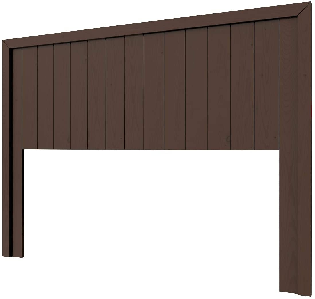 Cabecero de Madera Rústico Véneto para Cama de 135 (145 x 120 cms) Barnizado Nogal | Cabeceros Madera | Dormitorio Matrimonio | Cabezal Cama |Estilo nórdico