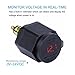 Cllena DIN Hella Plug to Dual USB Charger Socket Adapter with LED Voltmeter for BMW Motorcycle/Phone/iPhone/GPS/SatNav (Red)