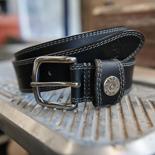Image of Browning Men's Rugged Leather Casual Belts