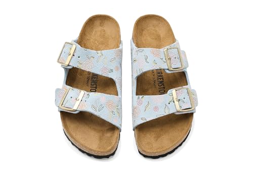 Image of Birkenstock Arizona Flower Print - Suede