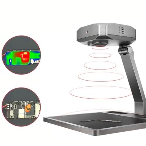 Cámara térmica portátil para detección en placa madre de teléfono con análisis de imagen infrarroja y diagnóstico rápido con PCB miniatura 4