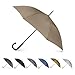 totes Auto Open Wooden Stick Umbrella,  British Tan,  One Size