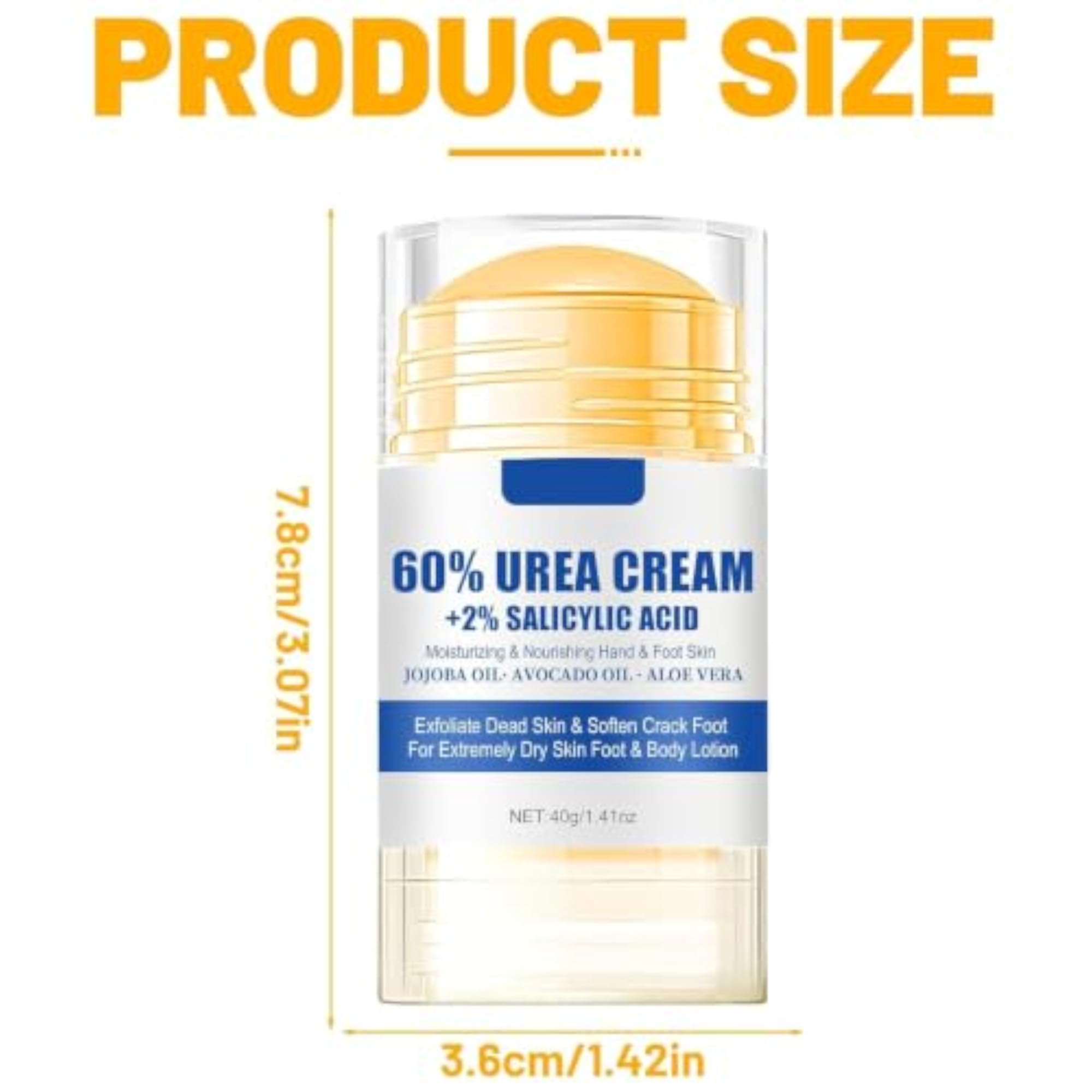 60% Urea Cream with 2% Salicylic Acid, 40g Moisturizing Cream