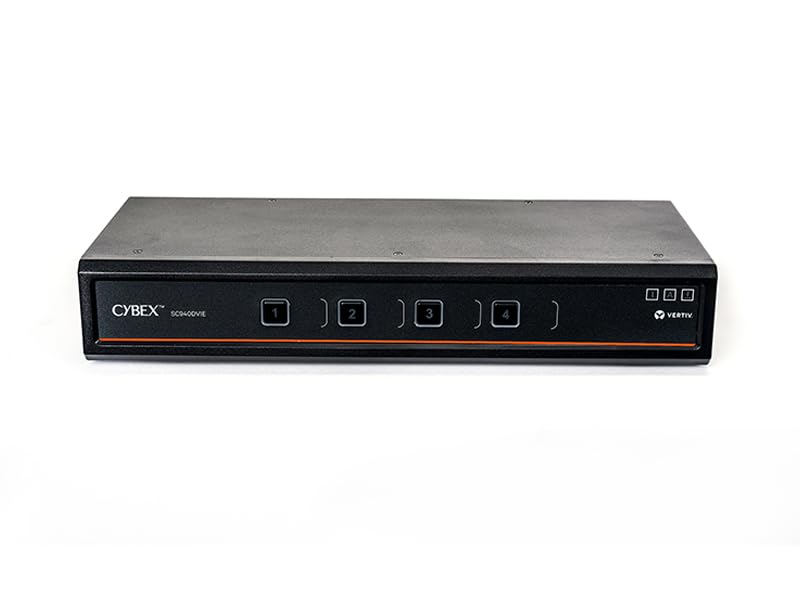 Image of Vertiv Cybex SC940DVI-400 Secure KVM Switch 8-Port DisplayPort DVI NIAP TAA