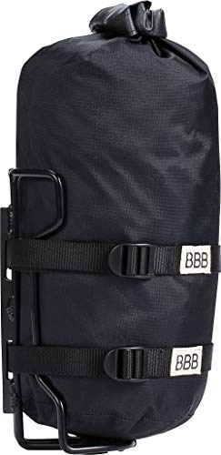 BBB Cycling Stackpack Bike Dry Bag Chiusura arrotolabile e Portapacchi Nero