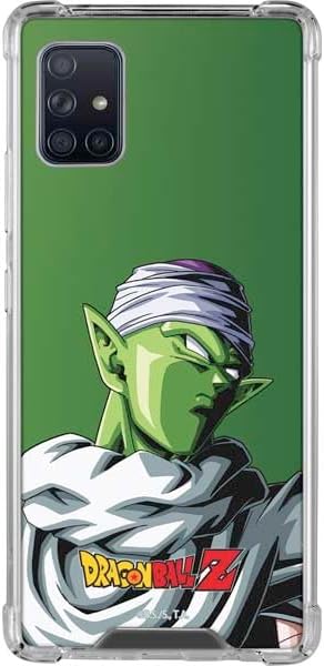Skinit Clear Phone Case Compatible with Galaxy A51 5G - Officially Licensed Dragon Ball Z Goku & Vegeta Design