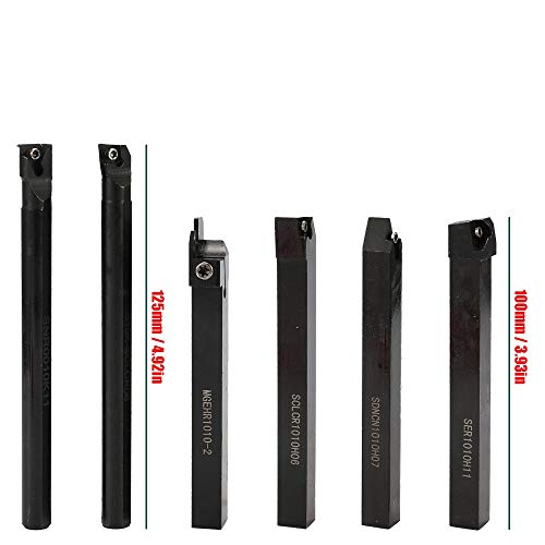 Herramientas torneado madera carburo paquete 6 piezas miniatura 5