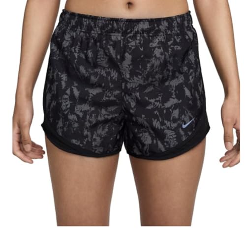 Nike Womens Tempo One Printed Running Shorts (US, Alpha, Small, Regular, Regular, Black 010)