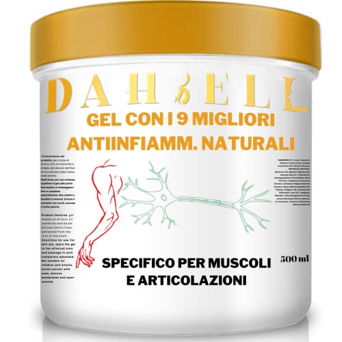 Arnica per cavalli uso umano e artiglio del diavolo forte | arnica gel forte | crema artiglio del diavolo | per muscoli e articolazioni dahbell (500 ml)