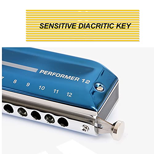 Harmonica, Orgue À Bouche À 12 Trous C avec Étui, Chromatique pour Les Cadeaux D’étudiants Débutants De Joueur… - Les Beatles, Paul McCartney, John Lennon, RIngo Starr, George Harrison Harmonica, Orgue À Bouche À 12 Trous C avec Étui, Chromatique pour Les Cadeaux D'étudiants Débutants De Joueur… – Image 6