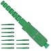 Fiber SC Connector - Fiber Optic Connector Kit Single Mode Simplex APC 3.0mm - 10 Pack - Beyondtech Ceramic Ferrule Fiber Connectors