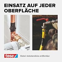 tesa extra Power Extreme Repair Reparaturband - Selbstverschweißendes Reparaturband aus Silikon zum Isolieren und Abdichten - 2,5 m - Schwarz – Ansicht 4