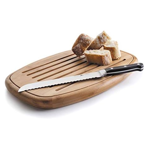 Lacor Bambu Oval Cutting Board 40x27cm Cover