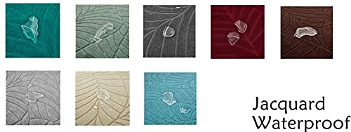 Housse de canapé jacquard extensible pour salon de 1 à 4 places