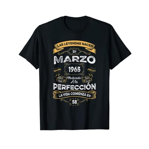 Mujer Leyendas Marzo 1965 Hombre Mujer 58 Años Cumpleaños Camiseta