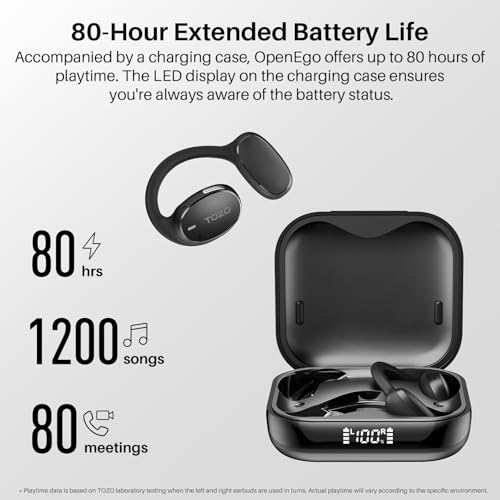 Tozo T1301 Openego True Wireless Open Ear Headphone, 5.3 Bluetooth Sport Earbuds thumb #3