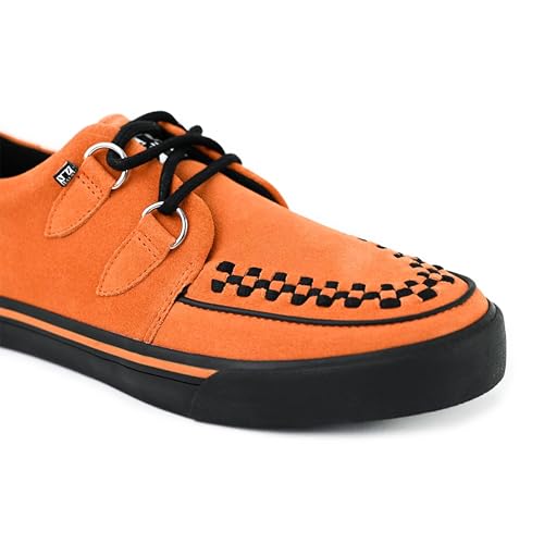 Image of TUK Suede Creeper Sneaker Shoes for Women and Men, D Ring Lace Up Shoes