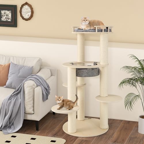 PETSITE Árbol para Gatos 59 pulgadas Moderno Multi-Nivel miniatura 3