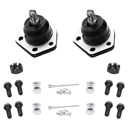 Image of Detroit Axle - 4WD Front 6pc Control Arms Kit for Chevy Blazer S10 | GMC Jimmy Sonoma Isuzu Hombre Olds Bravada, 2 Upper Control Arms 2 Lower Ball Joints 2 Sway Bars Suspension Kit Replacement