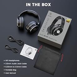 OneOdio Casque Audio Filaire pour Guitare, Piano avec Micro, Confort Léger avec Port de Partage et 2 Câbles, Audio Hi-FI… - Les Beatles, Paul McCartney, John Lennon, RIngo Starr, George Harrison OneOdio Casque Audio Filaire pour Guitare, Piano avec Micro, Confort Léger avec Port de Partage et 2 Câbles, Audio Hi-FI… – Image 6
