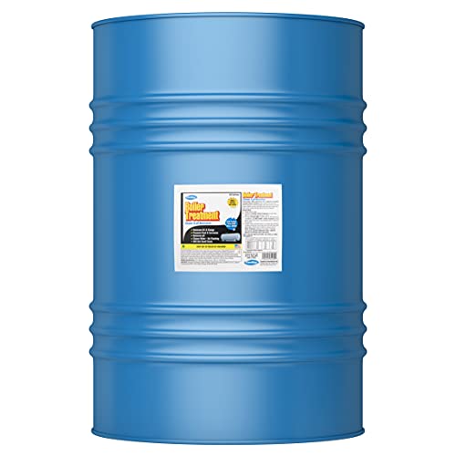 ComStar Boiler Treatment, Boiler Water Cleaner & pH Neutralizer, Prevents Rust, Scale in Boiler Water Without Requiring Flushing & Helps to Remove Oil, Sludge, Made in USA, 55 Gallon (35-160)