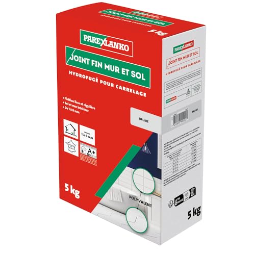 Joint pour carrelage anti humidite PAREXLANKO brume mur sol 5 kg