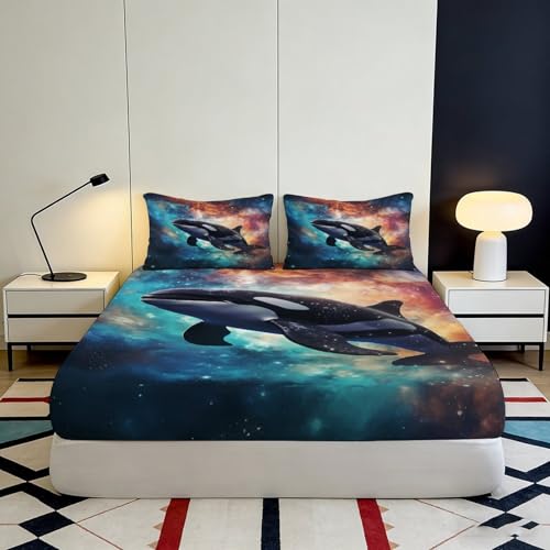 Drap-housse d'exception doux en microfibre Snowflake Wonderland 90x200