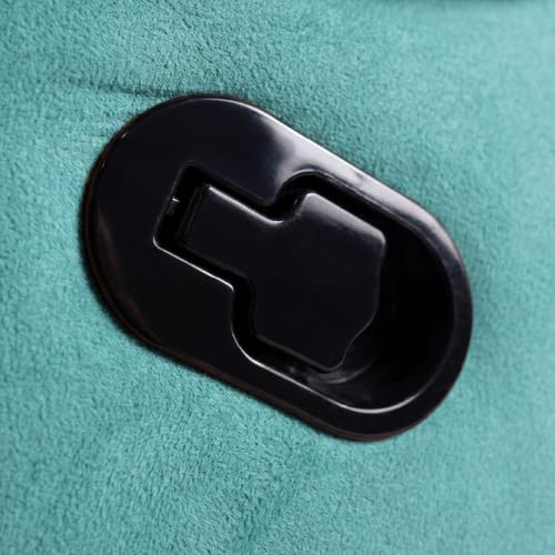 Image of Duroflex Avalon Grande - Recliner Chair| 3 Recline Modes with 3-Zone Back Support| Premium Suede Fabric| Plush Seating with Foam & Spring Support| 3 Year Warranty - Teal