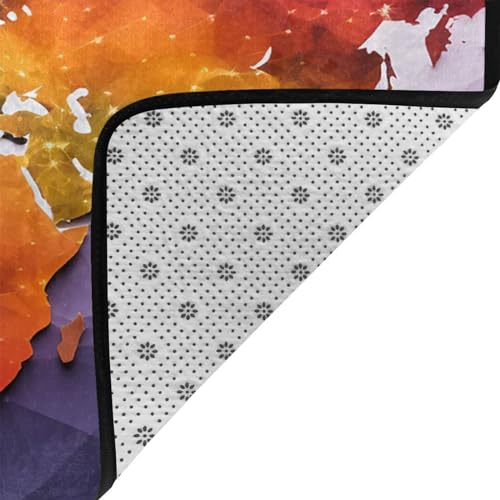 Tapis de sol absorbant grand tapis d'intérieur doux lavable et antidérapant - 5