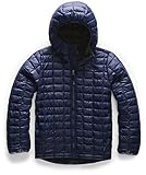 The North Face Youth Thermoball Eco Hooded Jacket, Montague Blue, Medium