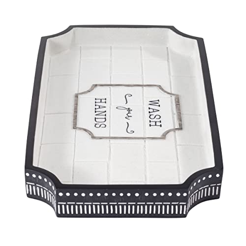 Image of Avanti Linens - Vanity Tray, Guest Bathroom Essentials, Modern Bathroom Decor (Bath Icons Collection)