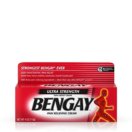 BENGAY Pain Relieving Cream Ultra Strength 4 oz (Pack of 2)