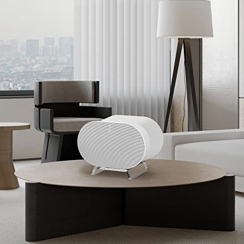 Support Sonos Era 300 mural avec gestionnaire de câble caché transparente x2