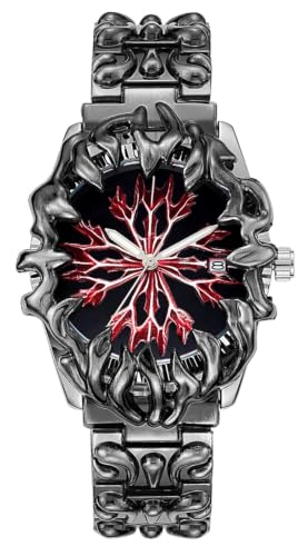 Image of CARLIEN Gothic Claw Watch for Men - Unique Stainless Steel Wristwatch